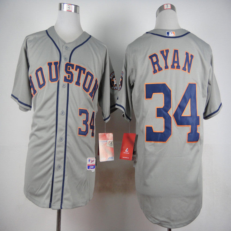 Ryan Houston Astros grey jersey
