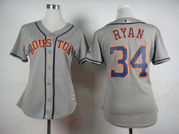 Ryan Houston Astros grey jersey