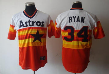 Ryan Houston Astros orange jersey