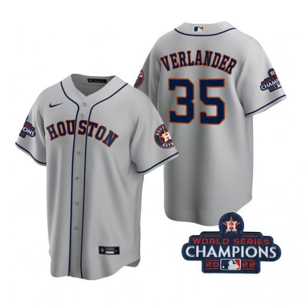 Justin Verlander Houston Astros gray jersey