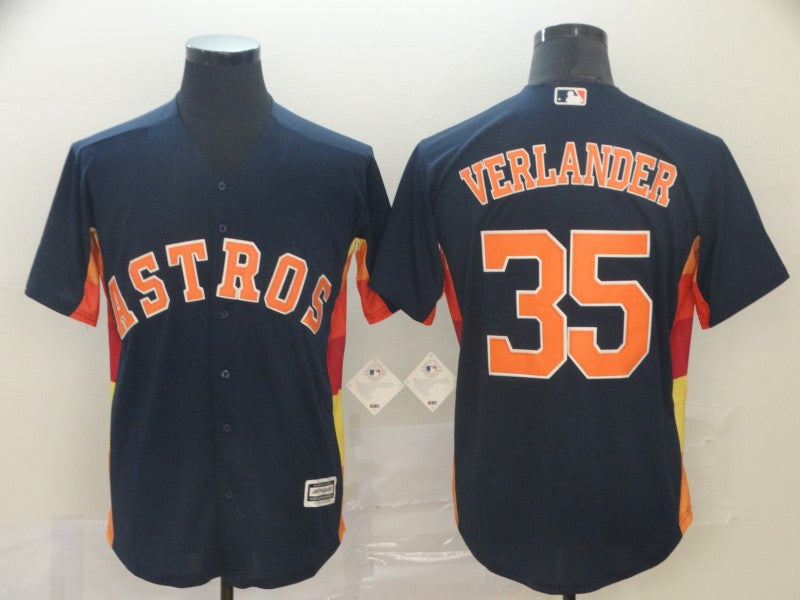 Justin Verlander Houston Astros navy jersey
