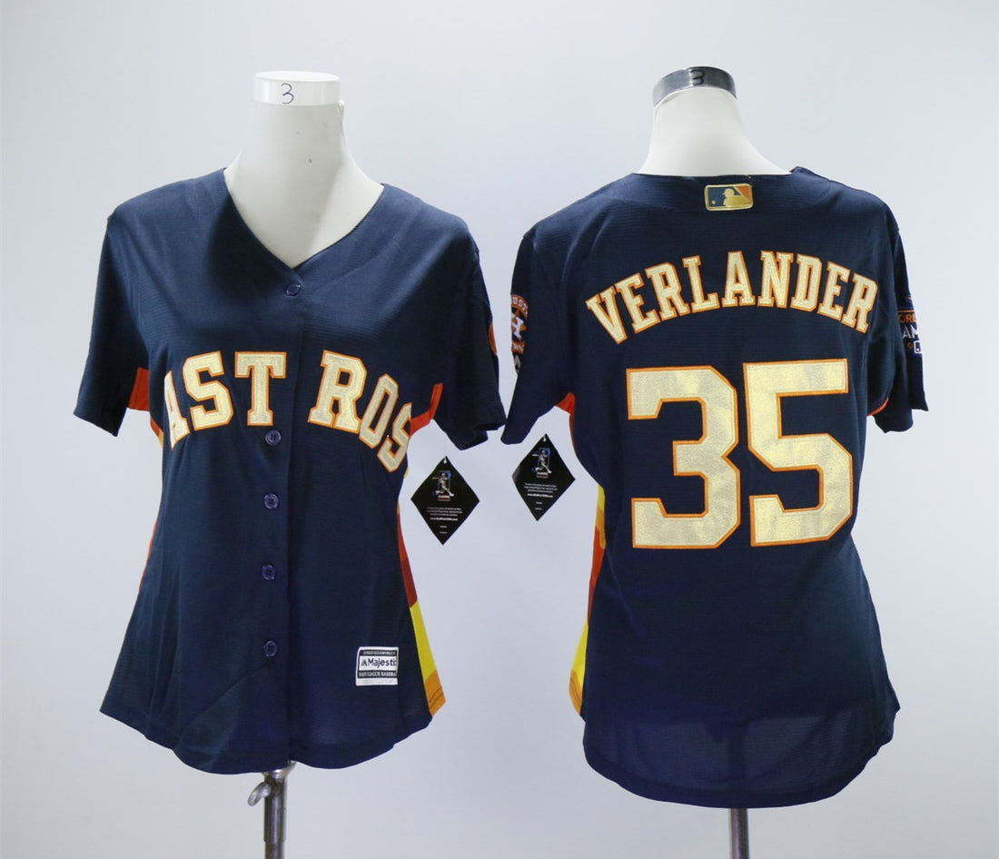 Justin Verlander Houston Astros navy jersey