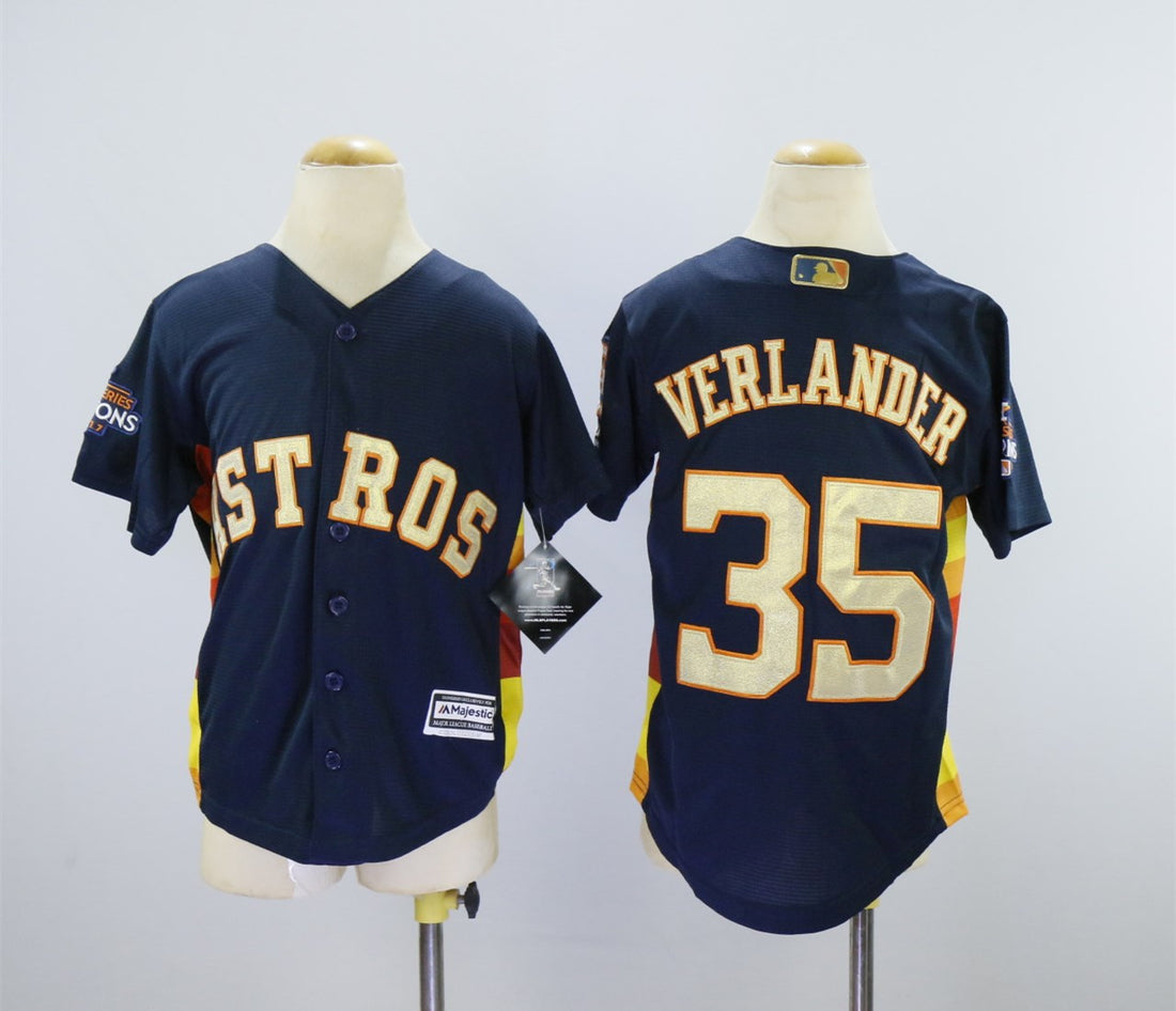 Justin Verlander Houston Astros navy jersey