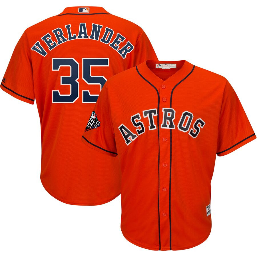 Justin Verlander Houston Astros orange jersey
