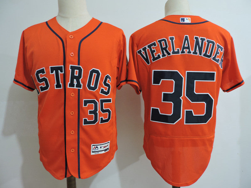 Justin Verlander Houston Astros orange jersey