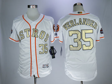 Justin Verlander Houston Astros white jersey