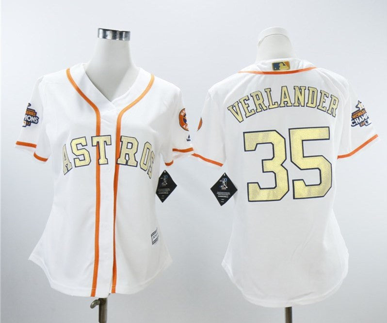 Justin Verlander Houston Astros white jersey