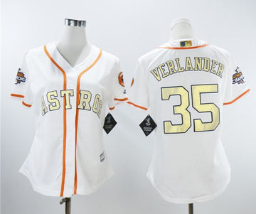 Justin Verlander Houston Astros white jersey