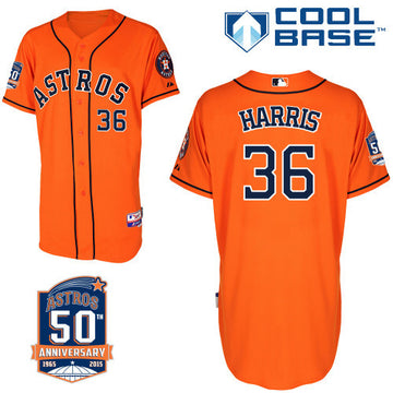 Harris Houston Astros orange jersey