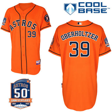 Oberholtzer Houston Astros orange jersey