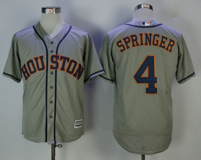 George Springer Houston Astros gray jersey