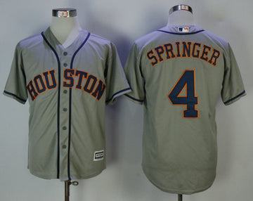 George Springer Houston Astros gray jersey