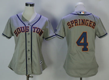 George Springer Houston Astros gray jersey