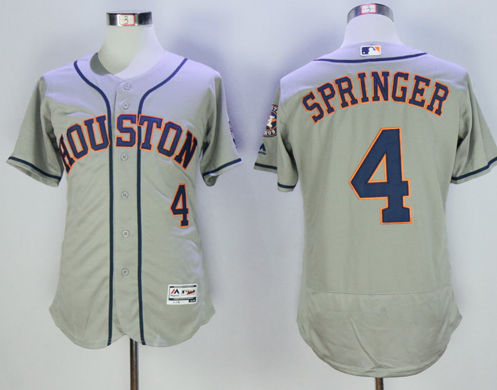 George Springer Houston Astros grey jersey