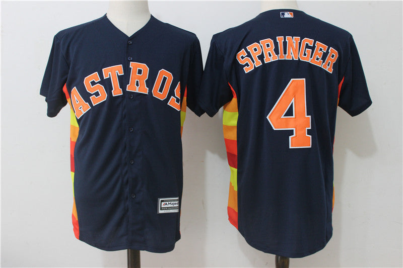 George Springer Houston Astros navy Alternate jersey