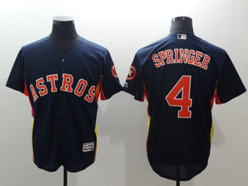 George Springer Houston Astros navy jersey