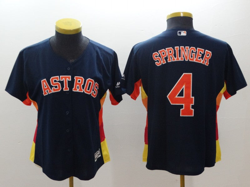George Springer Houston Astros navy jersey