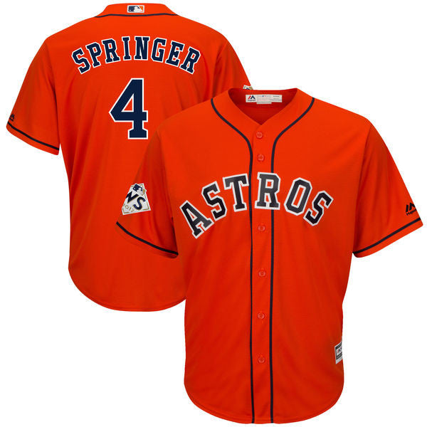 George Springer Houston Astros orange jersey