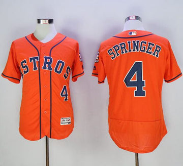 George Springer Houston Astros orange Authentic jersey