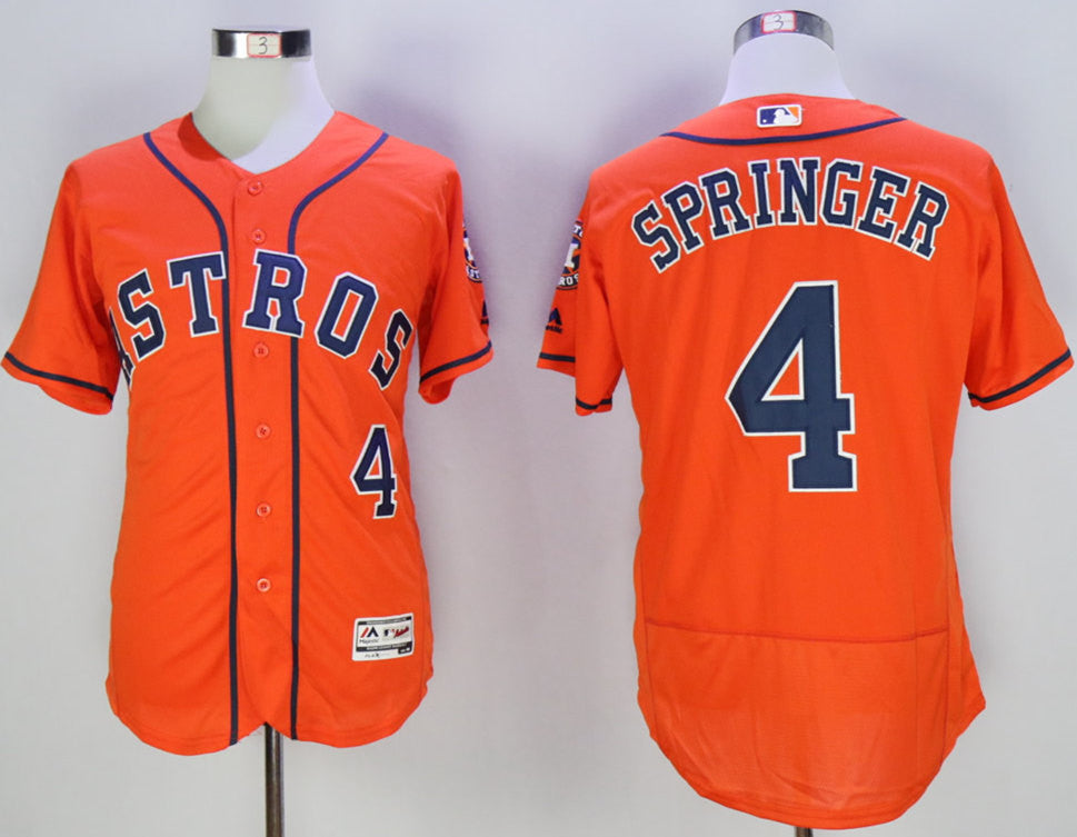 George Springer Houston Astros orange jersey