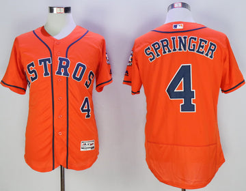 George Springer Houston Astros orange jersey