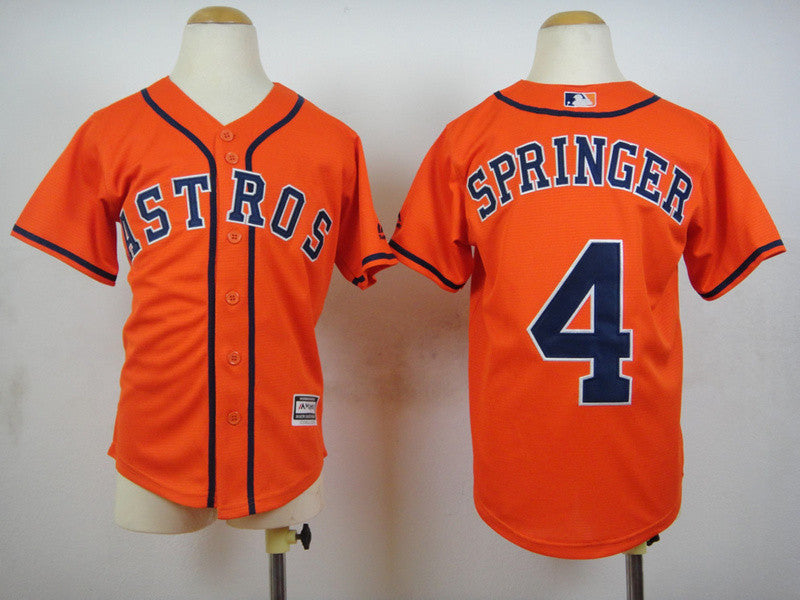 George Springer Houston Astros orange jersey
