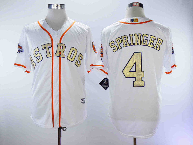 George Springer Houston Astros white jersey