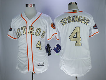 George Springer Houston Astros white jersey