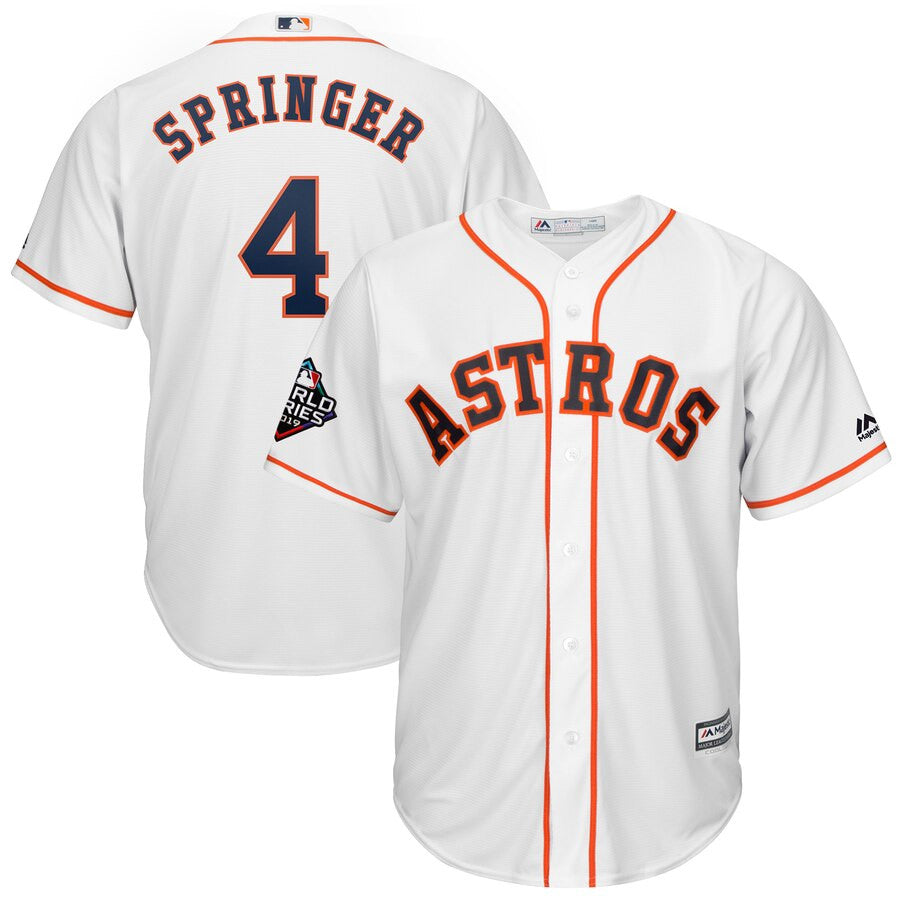 George Springer Houston Astros white jersey