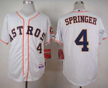 George Springer Houston Astros white jersey
