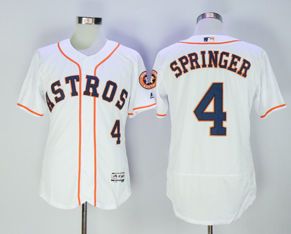 George Springer Houston Astros white jersey