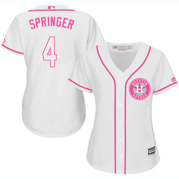 George Springer Houston Astros white jersey
