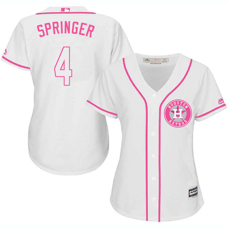 George Springer Houston Astros white jersey