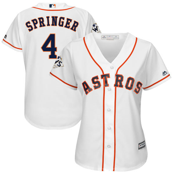 George Springer Houston Astros white jersey