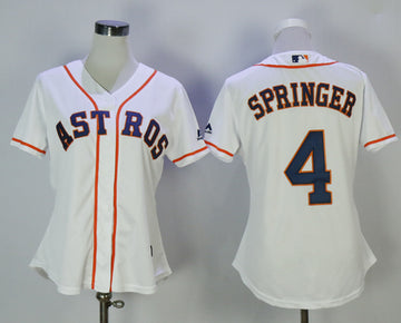 George Springer Houston Astros white jersey