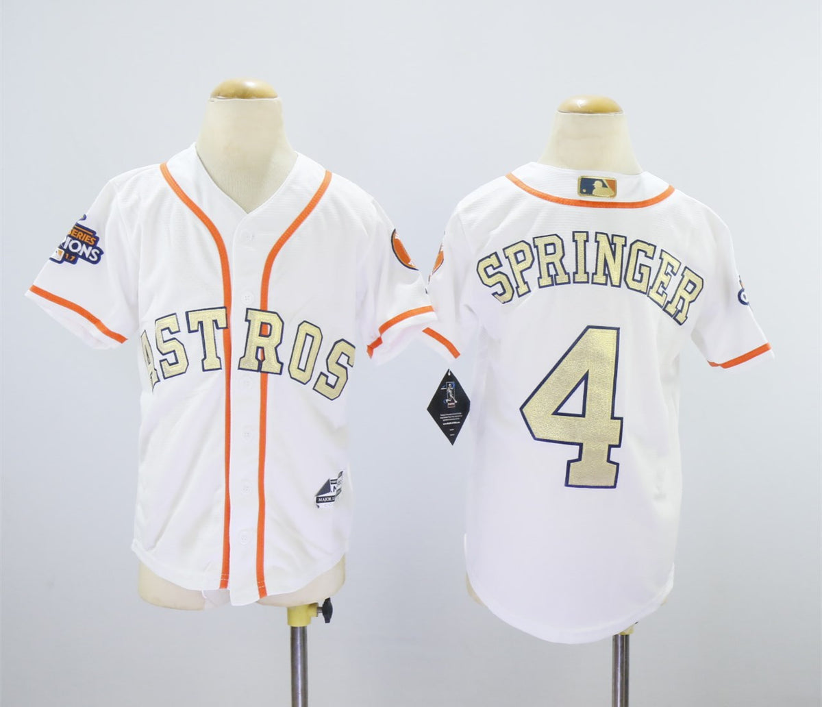 George Springer Houston Astros white jersey