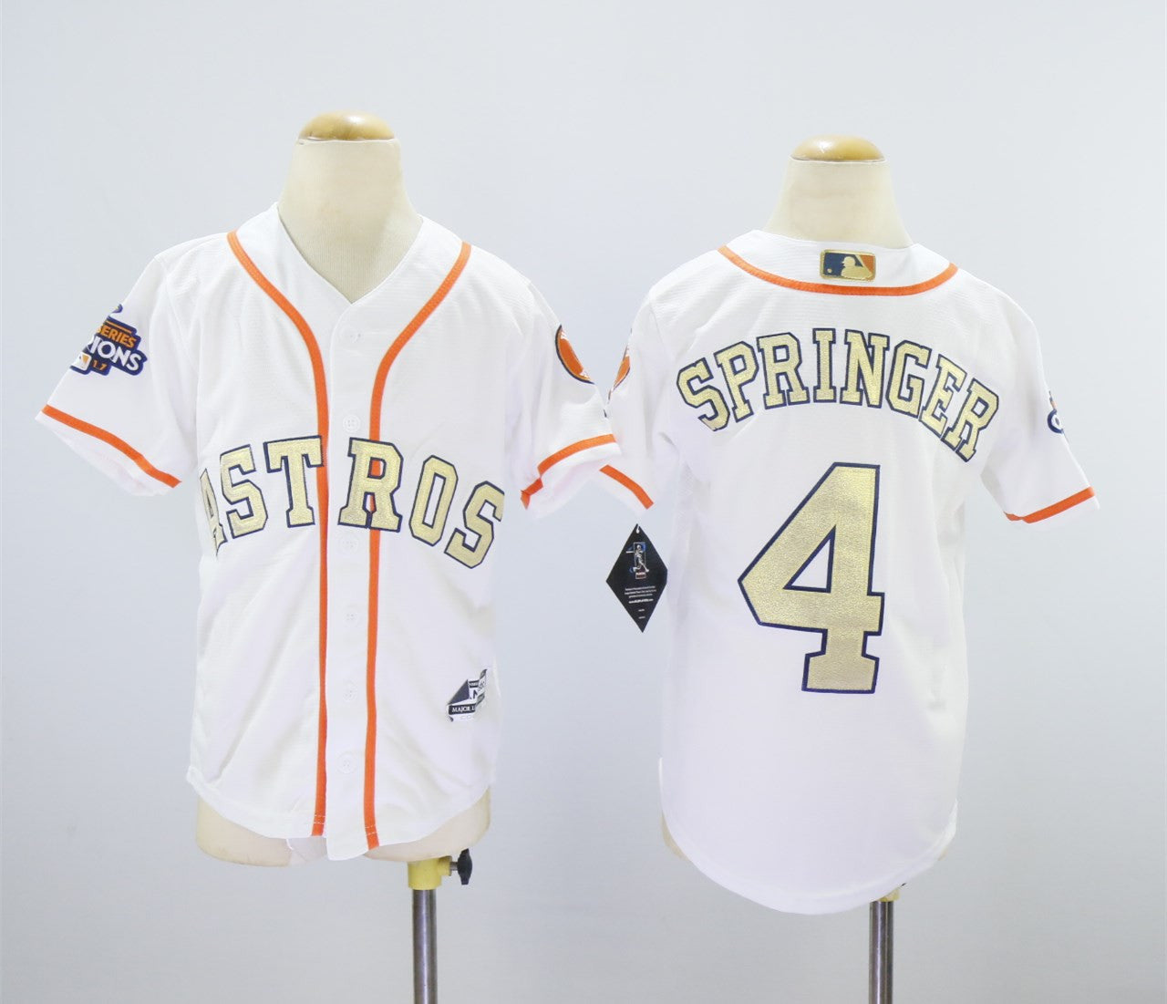 George Springer Houston Astros white jersey