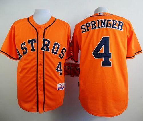 Springer Houston Astros orange jersey