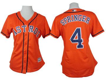 Springer Houston Astros orange jersey