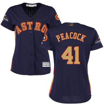 Brad Peacock Houston Astros navy jersey