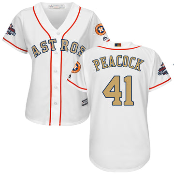 Brad Peacock Houston Astros white jersey