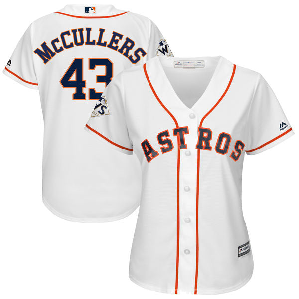 Lance McCullers Jr Houston Astros white jersey