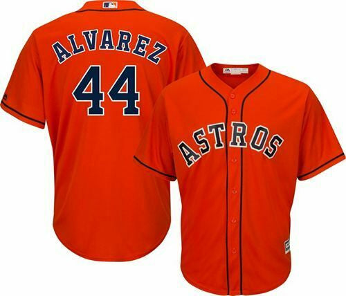Yordan Alvarez Houston Astros orange jersey