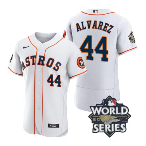Yordan Alvarez Houston Astros white jersey