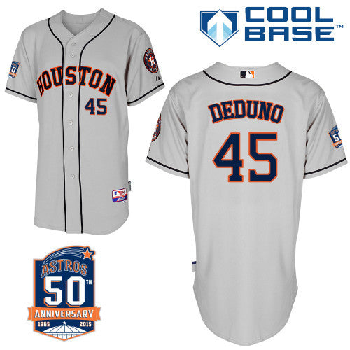 Deduno Houston Astros grey jersey