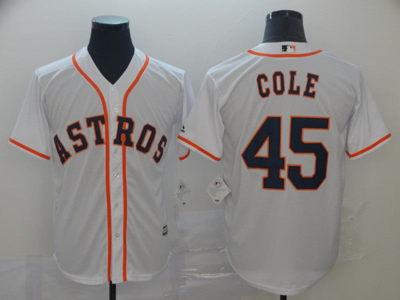Gerrit Cole Houston Astros white jersey
