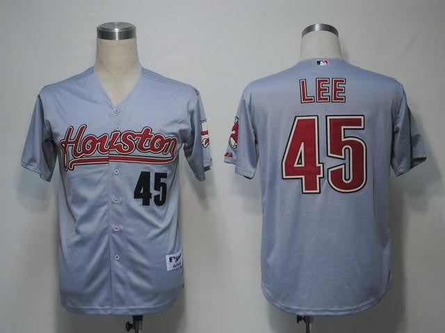 Lee Houston Astros grey jersey