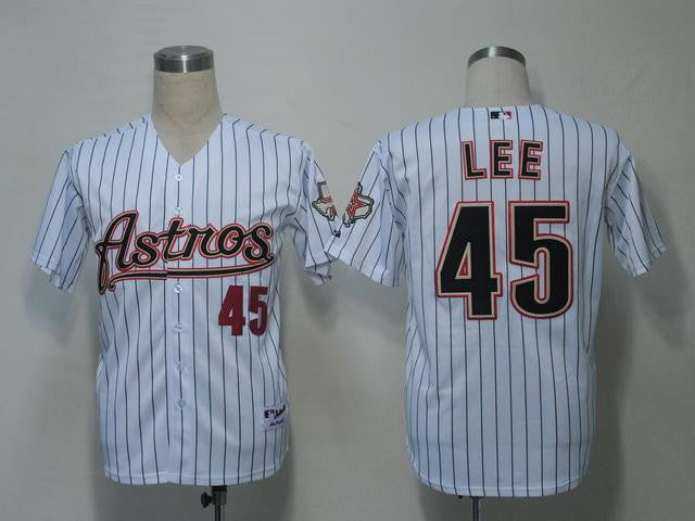 Lee Houston Astros white jersey