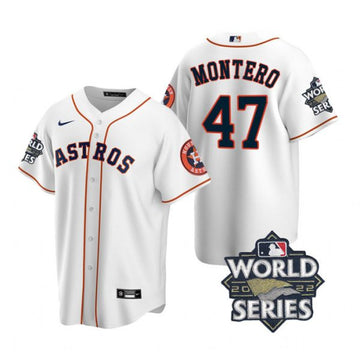 Rafael Montero Houston Astros white jersey