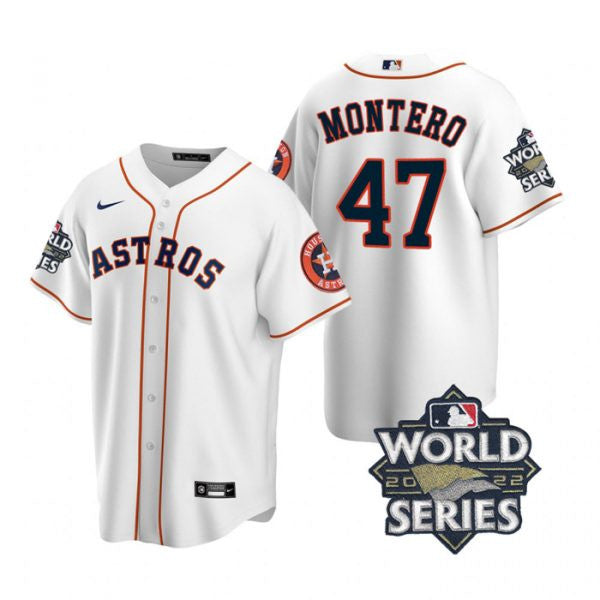 Rafael Montero Houston Astros white jersey
